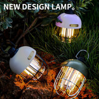 Tinysiry Cắm Trại Bóng Đèn LED Tuổi Thọ Dài Sạc Di Động Retro Lều Đèn Lồng Thiết Bị Chiếu Sáng Ngoài Trời