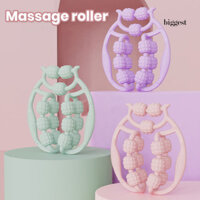 Tinysiry Fascia Con lăn cơ bắp có tay cầm tiện dụng Thiết kế 15 gót đùi bắp chân Con lăn Massage cánh tay Mô sâu Máy mát xa