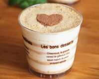 Tiramisu Cúp Lọ Pudding Cốc Kem Chậu Đất Canh Trứng Nhựa Cốc Làm Bánh Gato Bánh Mousse Sữa Chua Ly Kem 5 Gói