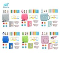 Tishita Cho Fujifilm Instax Mini 9 Camera PU Ốp Lưng Lọc + Đóng Ống Kính Bộ Quà Tặng