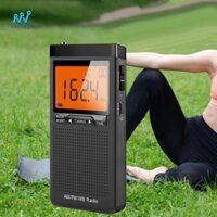 Tishita Đài Phát Thanh Di Động AM FM Stereo Tiếp Nhận Tốt Nhỏ 3.5 Mm Tai Nghe Jack Bỏ Túi Đài Phát Thanh Du Lịch Trong Nhà Cắm Trại Ngoài Trời Đi Bộ