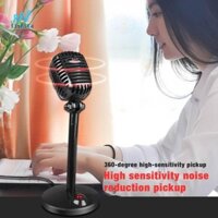 Tishita USB / 3.5mm Micro Máy Tính, Cắm Máy Tính Để Bàn Đa Hướng Condenser PC Laptop Mic, Có Công Tắc Cho Hội Nghị Trò Chuyện Bằng Giọng Nói / Video