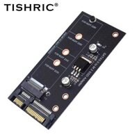 TISHRIC M.2 NGFF Msata SSD To SATA 3.0 2.5 Adapter M2 PCI SSD Converter Riser Card For PC Laptop Add On Card up to 6Gps Color M2 to SATA Black
