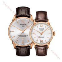 TISSOT CHEMIN DES TOURELLES T099.407.36.037.00 & T099.207.36.037.00 – ĐỒNG HỒ ĐÔI – KÍNH SAPPHIRE – DÂY DA – AUTOMATIC – SIZE 42&32MM – MÁY THỤY SỸ