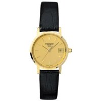 Tissot T-Gold T71.3.114.21 Goldrun 18K Yellow Gold Leather 24mm