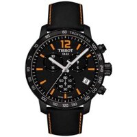 Tissot T-Sport T095.417.36.057.00 Quickster Black PVD Leather 42mm