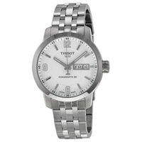 Tissot T055.430.11.017.00 PRC 200 Powermatic 80 Automatic White Dial Stainless Steel Men’s Watch