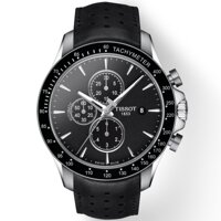 Tissot V8 Automatic Chronograph Mặt Tròn Dây Da Màu Đen T106.427.16.051.00