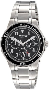 Titan Analog Black Dial Men's Watch - 90039KM01J