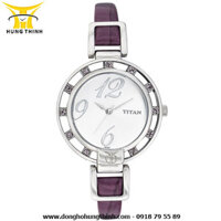 TITAN DÂY DA NỮ 3 KIM 9924SL01