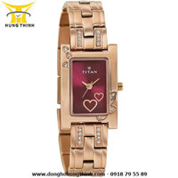 TITAN DÂY KIM LOẠI NỮ 3 KIM 9716WM02