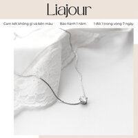 [Titan không đen gỉ] -  Dây chuyền Julian đính đá sang trọng và thanh lịch