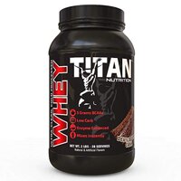 Titan WHEY Premium Whey Protein Powder for Improved Muscle Recovery with 23 Grams of Clean Whey Protein |BCAA and Digestive Enzymes| (2lb, Devils F...