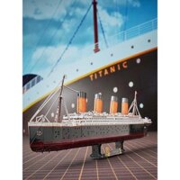 Titanic Toàn Kim Loại Chất Liệu Tạo 3d Ba Chiều Xếp Hình Lắp Ráp Mô Hình Handmade Thủ Công DIY Đồ Trang Trí LF2.20