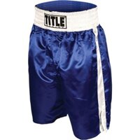 Title Boxing Professional Boxing Trunks Blue/White