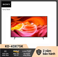 Tivi 43 inch | 43X75K | 4K Ultra HD | Dải tần nhạy sáng cao (HDR) | Smart TV (Google TV) I Mới 2022