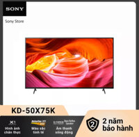Tivi 50 inch | 50X75K | 4K Ultra HD | Dải tần nhạy sáng cao (HDR) | Smart TV (Google TV) I Mới 2022