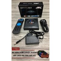 Tivi Box Android 6.0 Amlogic S905x Ram 1G-8GB Tặng bàn phím led nền