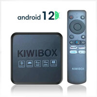 Tivi Box KiwiBox S10 Pro Max (2023) | RAM 4Gb , ROM 16Gb Android TV 12, hỗ trợ điều khiển giọng nói