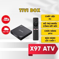 Tivi Box XS 97 ATV 4K (Bảo Hành Lỗi 1 Đổi 1) - Hệ Điều Hành Android 10 - Tăng Chất Liệu Video 4K