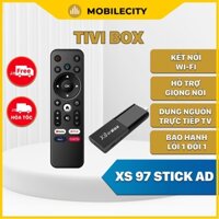 Tivi Box XS 97 Stick AD 4k HDR Ram 2-16GB (BH Lỗi 1 Đổi 1) - Điều Khiển Giọng Nói + Chuột Bay - Hệ Điều Hành Android 10