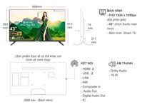 Tivi Casper Internet 43 Inch 43FX6200- Hàng Chính Hãng
