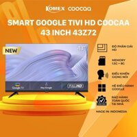 Tivi Coocaa 43 inch 43Z72 smart tivi dùng hệ điều hành google điều khiển bằng giọng nói komex