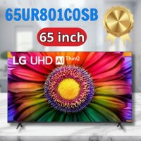 Tivi LG 65UR801C0SB – Màn hình 65 inch, Độ phân giải 4K UHD, Hỗ trợ HDR10 Pro, Điều khiển bằng giọng nói