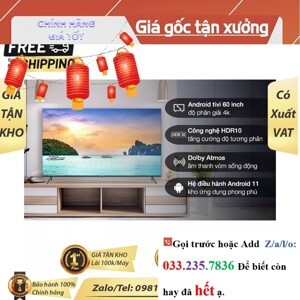 Tivi Sharp C60EK2X - 4K 60 inch