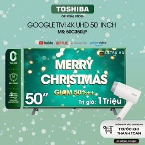 Smart Tivi Toshiba 4K 50 inch 50C350LP