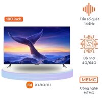 Tivi Xiaomi 100 inch Redmi Max 100 inch (model 2025) - Màn siêu nét 4K, tần số 144Hz, Bộ nhớ 4+64GB. Hỗ trợ đến 8K