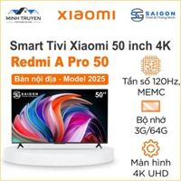 Tivi Xiaomi Redmi A Pro 50 inch 2025 – Bản nội địa 4K/120Hz/3GB/64GB