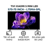 Tivi Xiaomi S75 Mini LED 75 inch – Tần số 240Hz, màn hình 4K