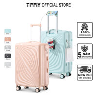 TIYFIY Vali du lịch,Vali Nam và Nữ Mới,vali size 20/24/28,Có cổng sạc USB và giá để cốc,Vali kéo khóa-801