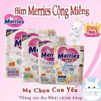 [tk5] Tã Dán/Quần Merries Nội Địa Nhật NB96/S88/M68/L58/M64/L50/XL44/XXL28/M58TC