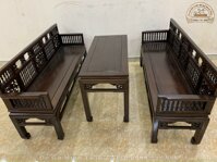 TK82 Trường Kỷ Con Tiện Huế Mẫu Chân Thẳng Giá Rẻ Gỗ Gụ (  Chú Thuấn , Nam Định )