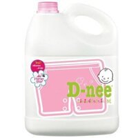 [TKBSB15K giảm 15k cho đơn 200k] Dung dịch nước giặt xả vải Dnee 3000ml (Hồng-Chính hãng)