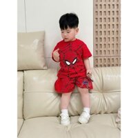 TKBT17_ BỘ COTTON NHỆN ĐỎ CHO BÉ