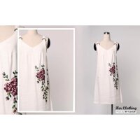 TL Đầm Thêu Hoa Ruy Băng Hers Clothes