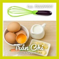 TL7501 - Phới lồng đánh trứng cầm tay 28cm - Hình CÀ TÍM (12/6)