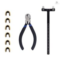 [Tlms] Dụng cụ điều chỉnh bắn cung Kìm điểm đếm chữ T Thước điều chỉnh hình vuông để uốn cong và phụ kiện dây nơ hợp chất