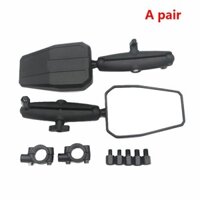 Tmoy 1 Cặp / Túi ADV Xe Máy Tay Lái Có Thể Điều Chỉnh Gương Bên OffRoad Mát Có Thể Gập Lại Gương Chiếu Hậu Màu Đen Xe Máy Phụ Kiện Quà Tặng TCVN