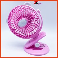 [TMS_DP7608] Quạt  kẹp - xoay 360 độ  - quạt sạc quạt văn phòng - quạt tích điện - Quạt mini xe hơi