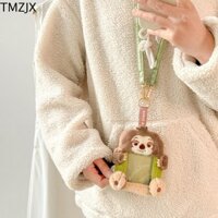 Tmzjx Zoo-topia Photocard Holder, ClawHauser Benjamin Zootropolis Photo Sleeve, Vỏ bảo vệ đèn Flash lười dễ thương có dây buộc Judy & Nick ID Card Cover Lady