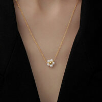 TN455 DÂY CHUYỀN NỮ TITAN HOA MAI