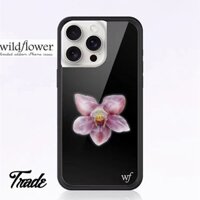 Tnade Wildflower Orchid wf Ốp lưng iPhone 16 16Pro 15 14 13 12 Pro Max Acrylic Cứng Vỏ Chống Sốc Ốp Lưng