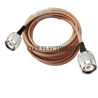 Tnc Nam đến TNC Nam RG400 Cáp đồng trục RF bện đôi được bảo vệ 50ohm 10 / 15 / 20 / 30 / 50CM 1 / 2 / 3 / 5M