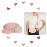 TNS-Túi đeo chéo 3in1 M•see•M essensial crossbody bag-pink