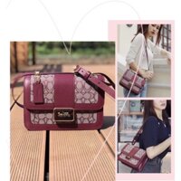 TNS-Túi đeo vai form công sở hottrend Alie shoulder bag-[TÚI XUẤT XỊN]-tone đỏ mận thanh lịch nền navas sang trọng