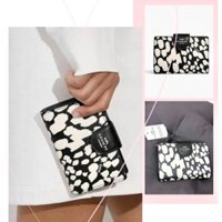 TNS - Ví điện thoại đeo cổ tay siêu [HOTTREND] phone wristed wallet-[VÍ PHONE NỮ]-màu đen trắng phối classic